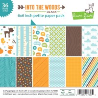 Lawn Fawn: Into The Woods Remix 6x6 Inch Petite Paper Pack LF2385